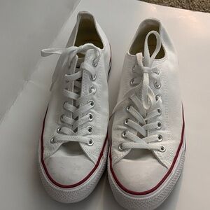 Classic White Canvas Sneakers
